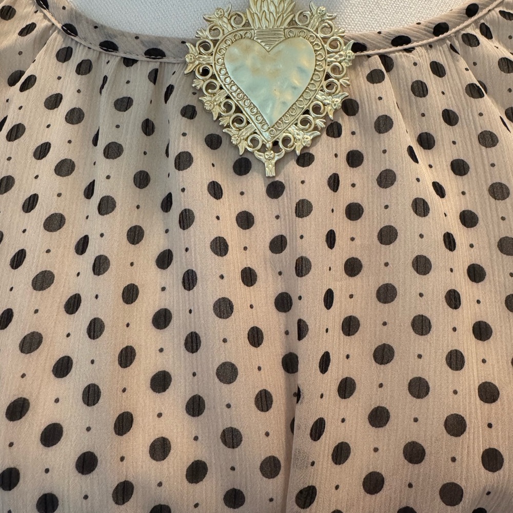 Italian midi dress 🇮🇹 Beige and Black - Picture 2 of 7